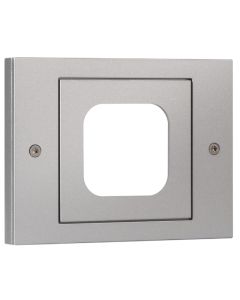 Gira xLine Rahmen TX_44 für xLine Fingerprint, 1-fach Kunststoff Aluminiumgrau